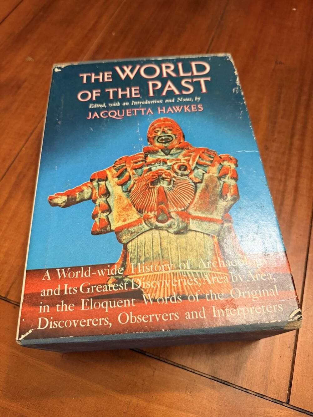 The World of the Past Jacquetta Hawkes 2-Vol Set 1963 1st Ed Knopf Archaeology